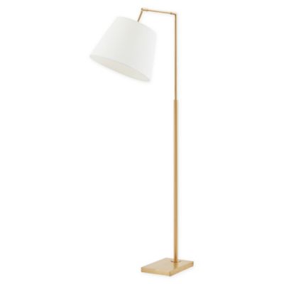 white gold floor lamp