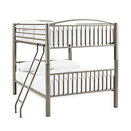 Powell Carlyle Full/Full Bunk Bed in Pewter