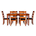 Alternate image 2 for Linville 7-Piece Dining Table Set