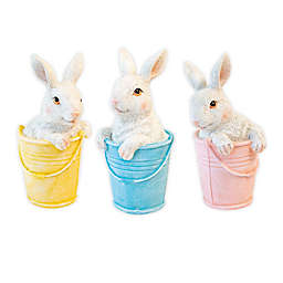 Boston International Pail Bunny Buddies (Set of 3)