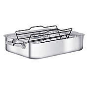Zwilling&reg; J.A. Henckels TruClad 16-Inch Stainless Steel Roaster with Rack
