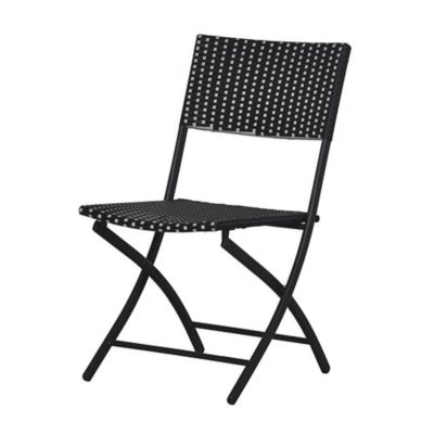 black outdoor folding chairs