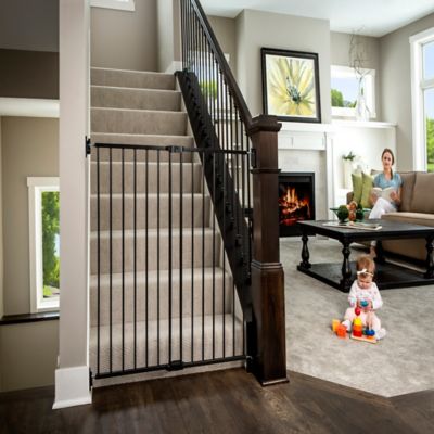 wall mounted baby gate for stairs