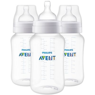 avent anti colic glass bottles