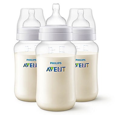 Philips Avent 3-Pack 11 fl. oz. Anti-Colic Wide-Neck Bottles. View a larger version of this product image.