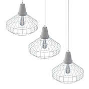 Southern Enterprses Brinland Pendant Lamp with Cage Style Metal Shade