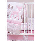 Alternate image 2 for Sammy &amp; Lou 4-Piece Forest Friends Crib Bedding Set in Pink