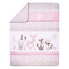 Alternate image 10 for Sammy &amp; Lou 4-Piece Forest Friends Crib Bedding Set in Pink