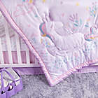 Alternate image 2 for Sammy &amp; Lou 4-Piece Unicorn Crib Bedding Set in Pink