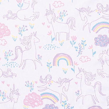 Sammy &amp; Lou 4-Piece Unicorn Crib Bedding Set in Pink. View a larger version of this product image.