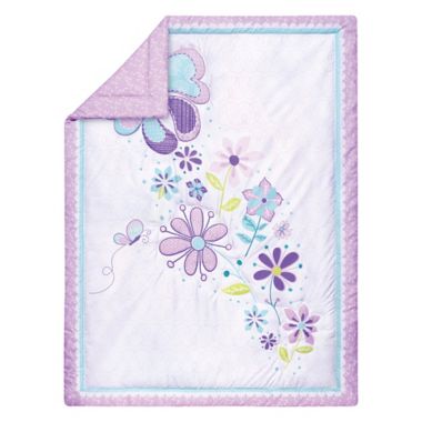 Sammy &amp; Lou Butterfly Meadow 4-Piece Crib Bedding Set. View a larger version of this product image.