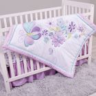 Alternate image 11 for Sammy &amp; Lou Butterfly Meadow 4-Piece Crib Bedding Set