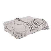 Madison Park Brianne Tufted Throw Blanket in Grey