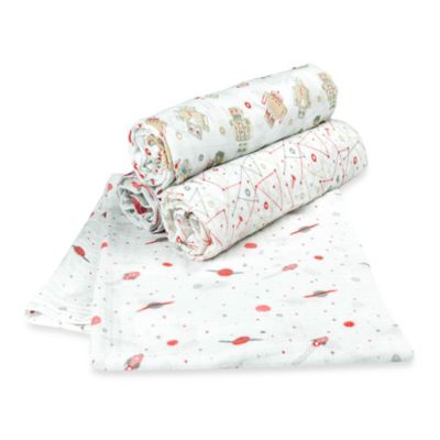 Pack Space Man Muslin Swaddles 