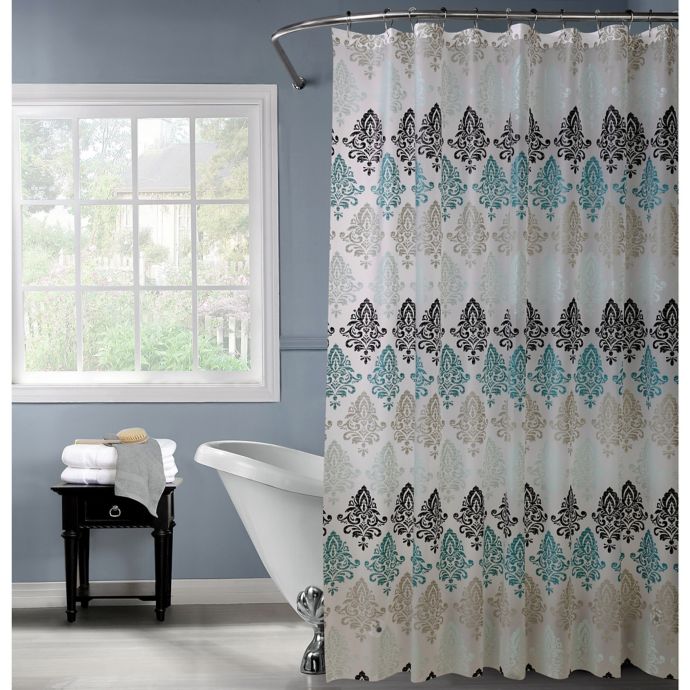 Bath Bliss Paisley Peva Multicolor Shower Curtain Bed Bath And Beyond 