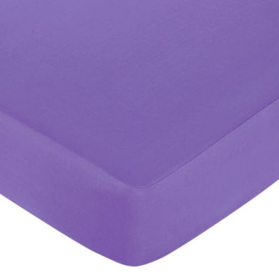 dark purple crib sheet