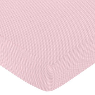 gingham crib sheet