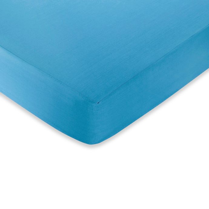 Sweet Jojo Designs Surf Collection Fitted Crib Sheet In Light Blue