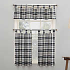 Alternate image 1 for No.918&reg; Blair 36-Inch Tab Top 3-Piece Curtain Set in Coal
