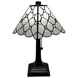 Tiffany Style Jeweled Mini Table Lamp