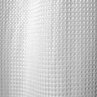 Alternate image 3 for Hookless&reg; Waffle 71-Inch x 86-Inch Fabric Shower Curtain in White