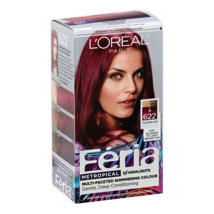 L Oreal Paris Feria Metropical Permanent Hair Color In 622 Fuchsia Cha Bed Bath Beyond