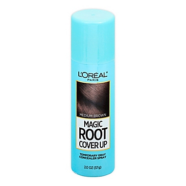 L&#39;Or&eacute;al&reg; Paris Magic Root Cover Up Gray Concealer Spray in Medium Brown. View a larger version of this product image.