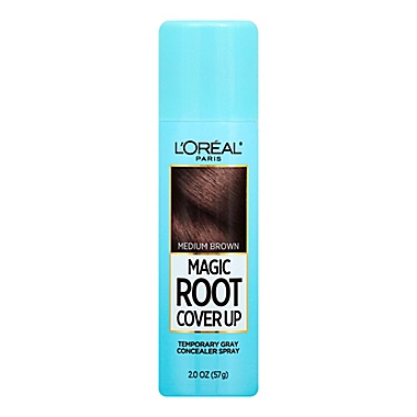 L&#39;Or&eacute;al&reg; Paris Magic Root Cover Up Gray Concealer Spray in Medium Brown. View a larger version of this product image.