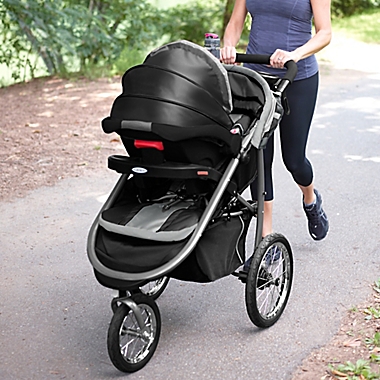Graco&reg; FastAction&trade; Fold Jogger Click Connect&trade; in Gotham&trade;. View a larger version of this product image.