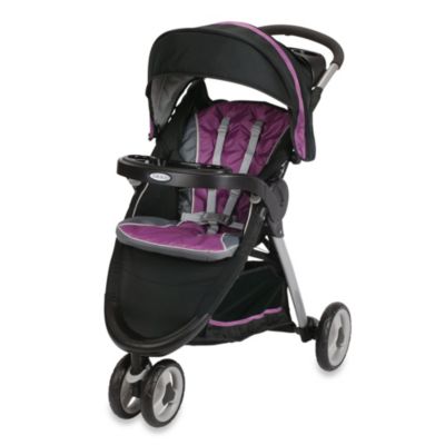 graco 3 wheel stroller fold