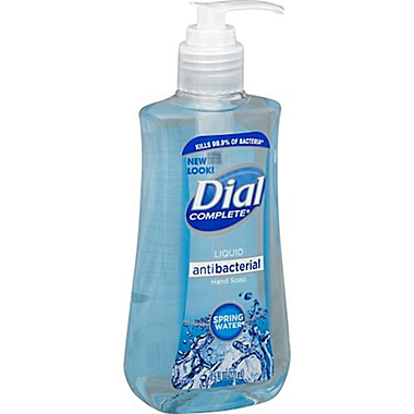 Dial&reg; 7.5 oz. Antibacterial Liquid Hand Soap in Spring Water. View a larger version of this product image.