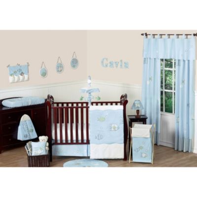 fishing themed crib bedding