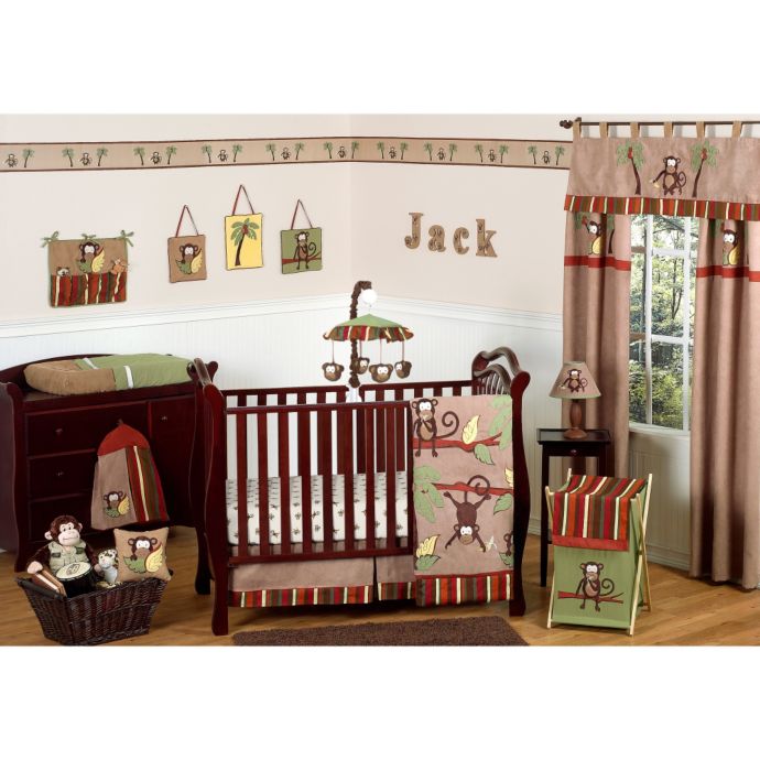 Sweet Jojo Designs Monkey Crib Bedding Collection Bed Bath Beyond