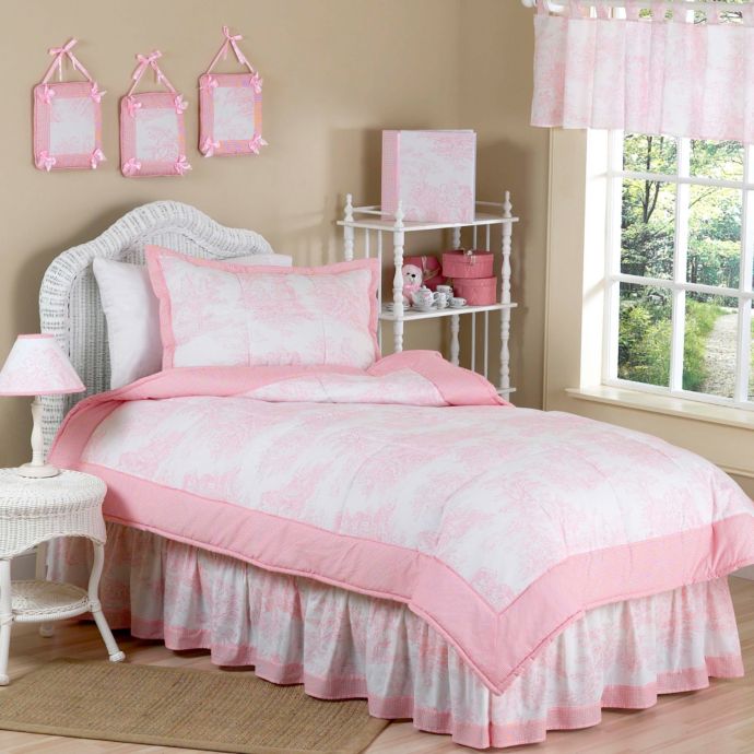 Sweet Jojo Designs Toile Bedding Set In Pink Bed Bath Beyond