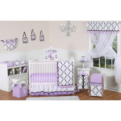 Sweet Jojo Designs Princess 11 Piece Crib Bedding Set In Black