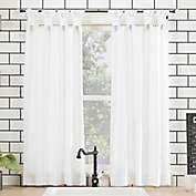 Archaeo&reg; Washed Cotton 45-Inch Cafe Curtain in White