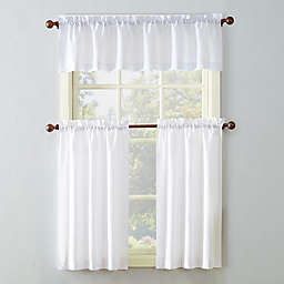 Sun Zero® Martine 36-Inch  3-Piece Curtain Set in White