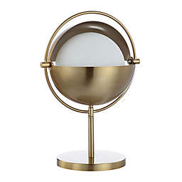 JONATHAN  Y Casi LED Table Lamp in Brass Gold with Glass shade