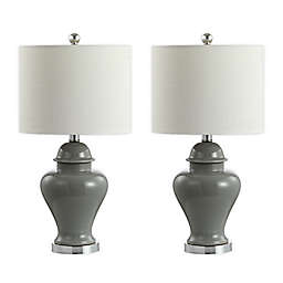 JONATHAN  Y Qin LED Table Lamp with Linen shade