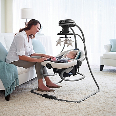 Graco&reg; DuetSoothe&trade; Swing and Rocker in Sapphire&trade;. View a larger version of this product image.