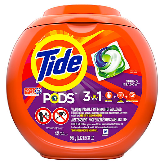 Alternate image 1 for Tide® PODS 42-Count Laundry Detergent in Spring Meadow