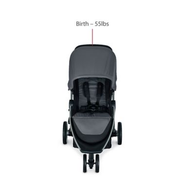 Britax&reg; B-Lively&trade; Stroller in Dove. View a larger version of this product image.