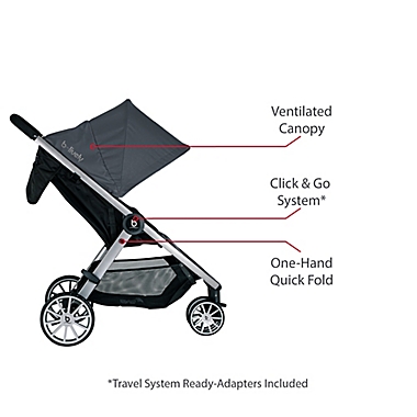 BRITAX B-Lively&trade; Stroller in Dove. View a larger version of this product image.