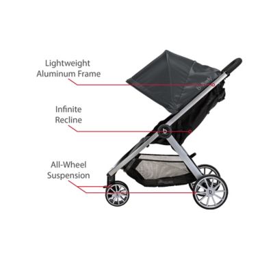 Britax&reg; B-Lively&trade; Stroller in Dove. View a larger version of this product image.
