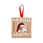 Alternate image 0 for Pearhead&reg; My First Christmas 3-Inch Photo Ornament