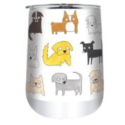 Indigo Falls&reg; Dogs Moodi 18 oz. Stainless Steel Tumbler with Lid