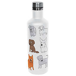 Indigo Falls® Dogs Moodi 16 oz. Stainless Steel Water Bottle with Lid