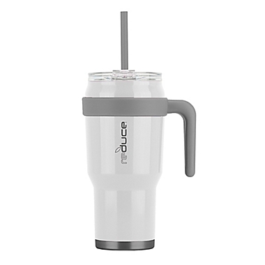 Reduce&reg; Cold1 40 oz. Stainless Steel Travel Mug in White. View a larger version of this product image.