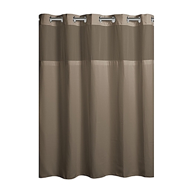 Hookless&reg; Waffle Fabric Shower Curtain. View a larger version of this product image.