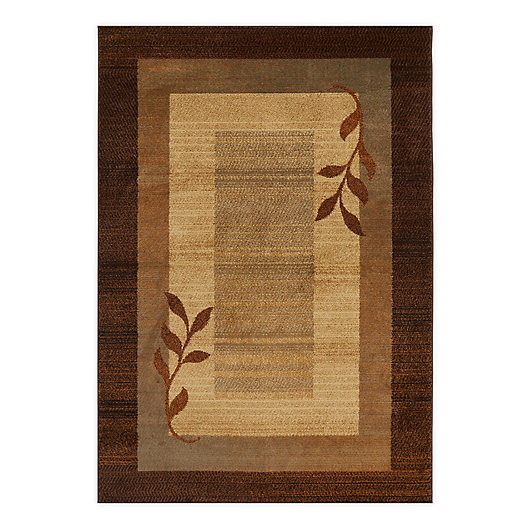 Alternate image 1 for Home Dynamix Royalty Clover 8' x 10' Area Rug in Brown/Blue